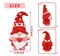 Decorations for Valentine's Day Gnomes Resin Valentines Gnomes Gift for Her - Tiered Tray Decor for Valentines Day - Pink Love Valentine Mantle, Table Shelf Display